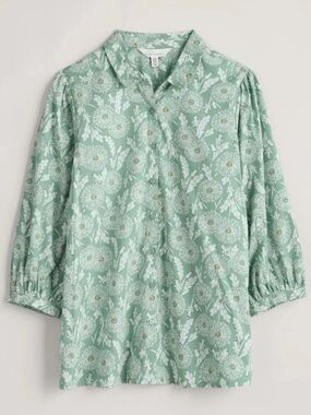Seasalt Cornwall Organic Cotton Hope Cottage Blouse Dandelion Seed
Rosemary. L18